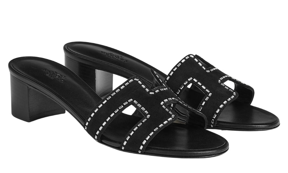 HERMES Oasis Sandal "Black"