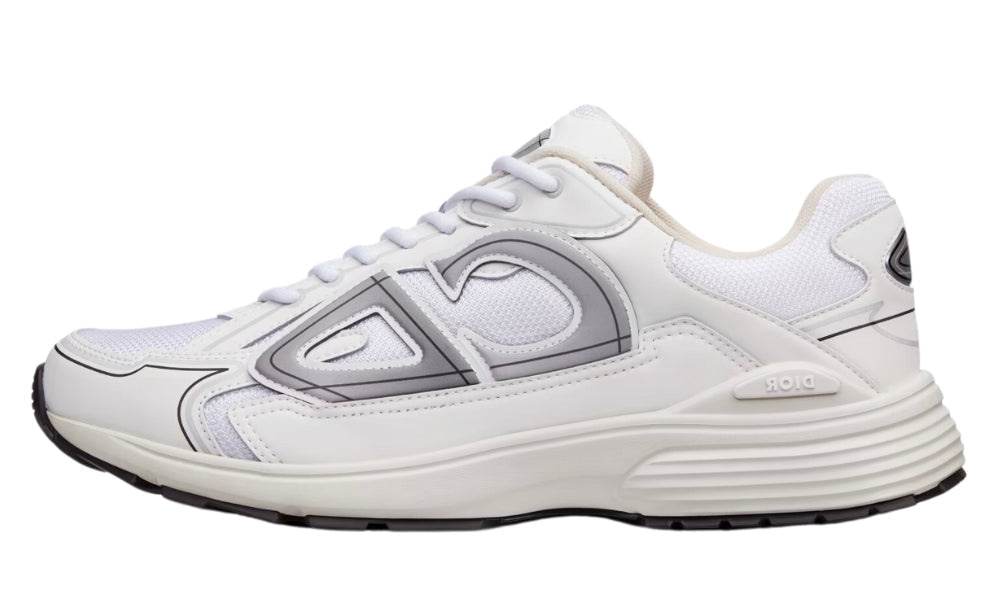 Dior B30 White Mesh And Technical Fabric Low Top Sneakers