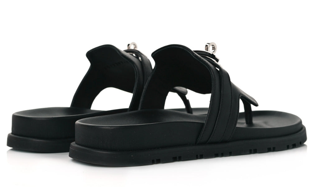 HERMES Empire sandal "Black"