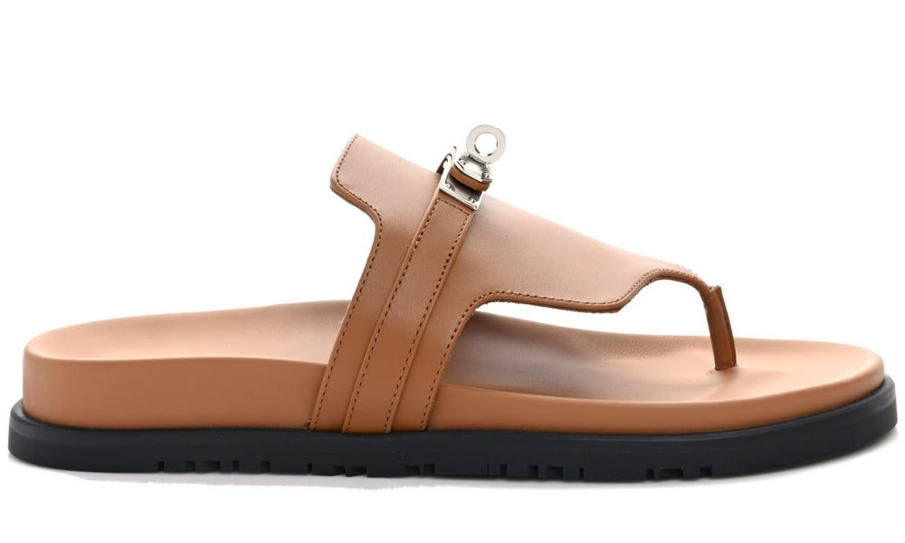 HERMES Empire sandal "Naturel"
