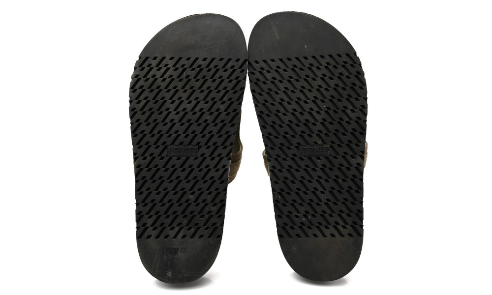 HERMES Empire sandal "Green"