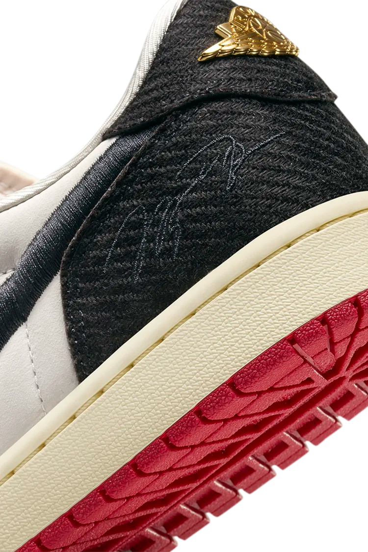 Air Jordan 1 Low OG x Trophy Room 'Sail and Varsity Red'