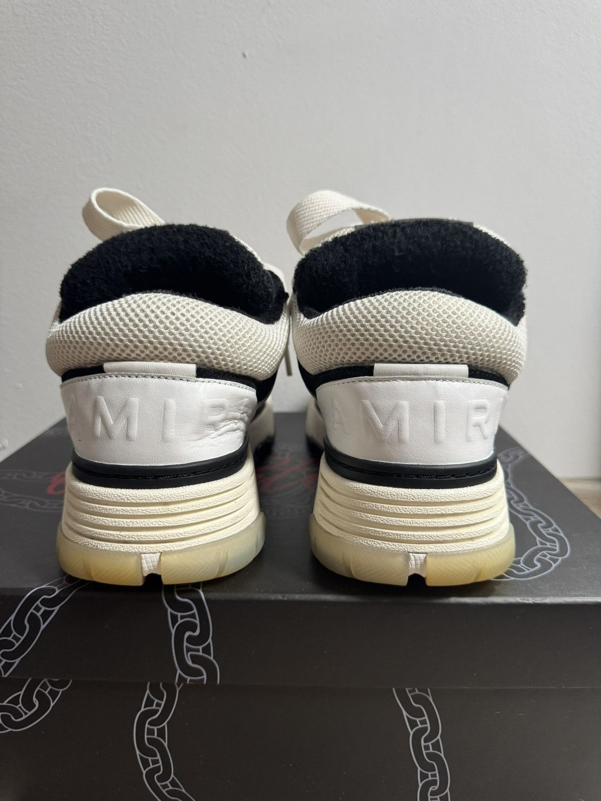 AMIRI MA-1 Sneakers WHITE BLACK-NAPPA