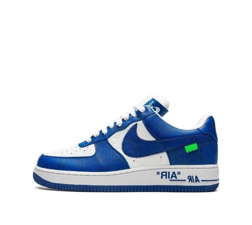 Nike Air Force 1 x Off x Louis Vuitton Blue