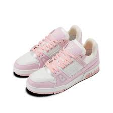 Louis Vuitton Trainer White Rose
