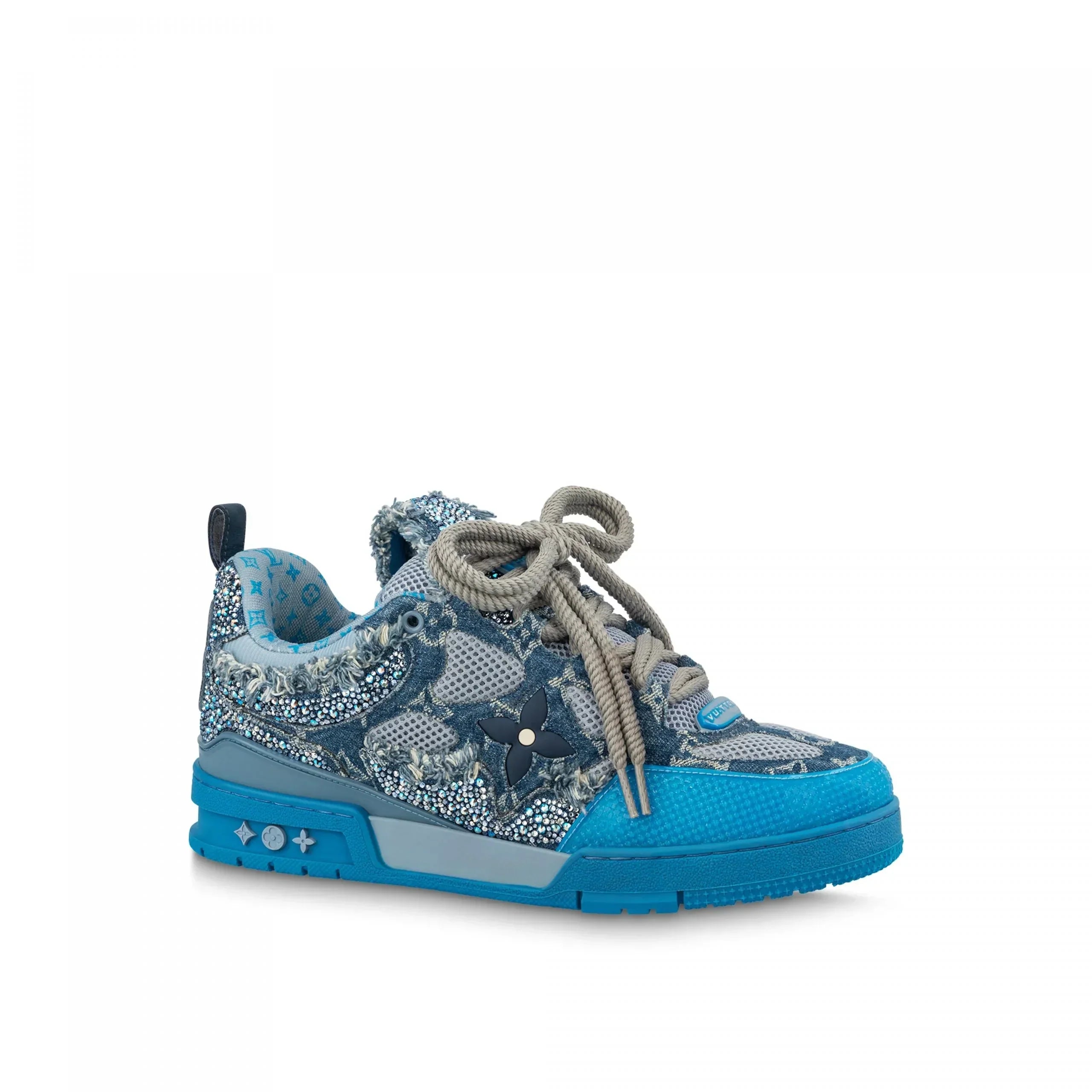 Louis Vuitton Skate Crystal – Blue Swarovski Monogram