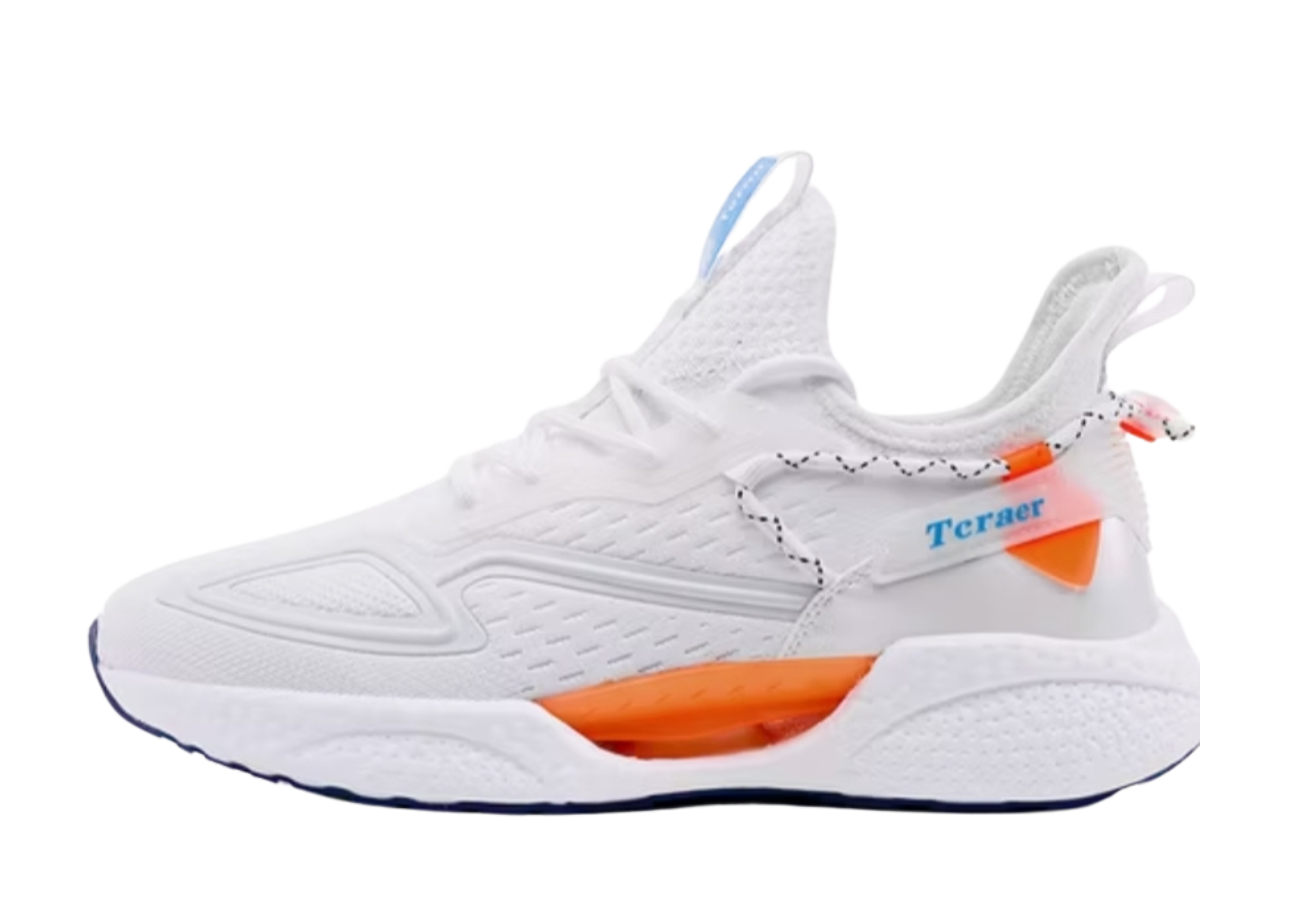 TRACER White Orange Breathable Causal Running Shoes